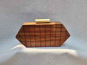 Bolso de Mano de Madera de Acacia Natural Hecho a Mano para Mujeres y Niñas, Bolso de Madera Elegante para Bodas - Product Image 3