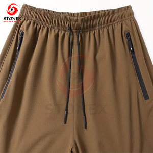 Shorts de plage décontractés pour hommes en gros, taille mi-haute, logo personnalisé et OEM disponibles, grande taille, respirant, fermeture à cordon, faible MOQ - Product Image 4