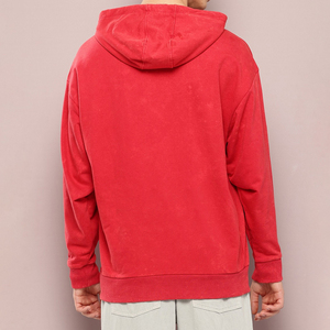 เสื้อฮู้ดดี้พิมพ์ลายตามสั่งสำหรับผู้ชาย รุ่นหนาพิเศษ ไซส์ใหญ่ ปี 2025 ผ้าฟลีซรักษ์โลก ผสมผ้าฝ้ายเนื้อหนา พิมพ์โลโก้ตามสั่ง - Product Image 4