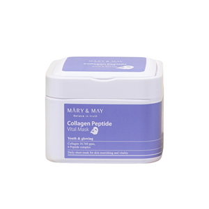 Mascarilla Vital con Péptidos de Colágeno Mary&May (30 piezas) – Cuidado de la Piel Coreano Australia - Product Image 1
