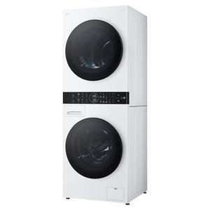 Lavasciuga 12 + 10 Kg WASHTOWER WT1210WWF AI DD Blanco y Negro clase AC 1400 giri/min (60x66x165,5cm) - Product Image 3