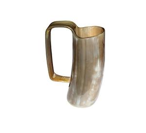 Chopes à bière en corne viking avec un design unique, fournisseurs en gros parfaits, événements de mariage, option de vaisselle élégante et durable - Product Image 1