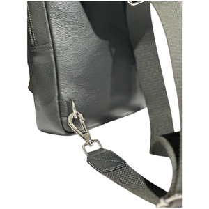 Bolso de pecho de cuero genuino Unisex, correa ajustable multifuncional a la moda, forro de lona de hardware duradero de alta calidad - Product Image 3