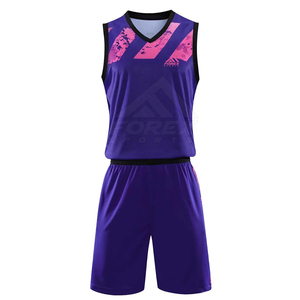 Uniforme de baloncesto de nuevo estilo Uniforme de baloncesto de secado rápido barato de alta calidad en precio al por mayor - Product Image 1