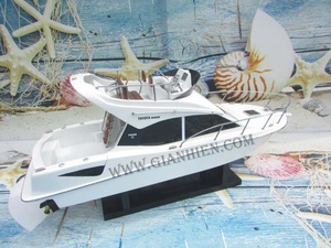 Gia Nhien Fabricant Approuvé Conception Personnalisée quantité minimale de commande Basse TOYOTA PONAM 31-BLANCHE PERLE PEINTE-BATEAU DE VITESSE EN BOIS - Product Image 4