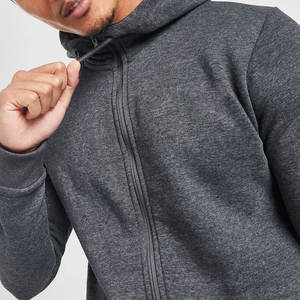 Ensemble de jogging unisexe en molleton premium gris anthracite uni |   Survêtement à capuche avec cordon de serrage, coupe classique |   Tenue de sport légère pour l'automne - Product Image 2