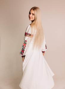 Robe longue brodée avec style bohème féminin - Product Image 2