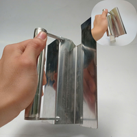 Truelle de coupe murale industrielle en acier inoxydable de qualité supérieure pour le plâtre et le ciment, outil parfait pour créer des lignes de maçonnerie murale