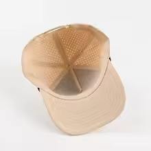 หมวกเบสบอล5แผงหมวกกีฬากันน้ำหมวกกอล์ฟเจาะรูตัดด้วยเลเซอร์หมวกเชือกกอล์ฟหมวกปีกโค้ง - Product Image 5