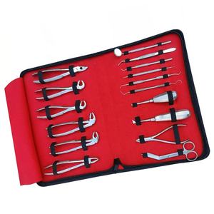 Instrumentos dentales, 16 Uds., elevadores de extracción de cirugía Dental Oral, pinzas, alicates, instrumentos quirúrgicos dentales de acero inoxidable - Product Image 5