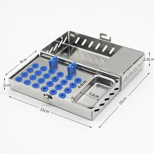Porte-fraises Boîtes à outils pour implants dentaires Instruments de chirurgie pour implants dentaires Kit d'outils Boîte de rangement Porte-forets pour implants dentaires - Product Image 5