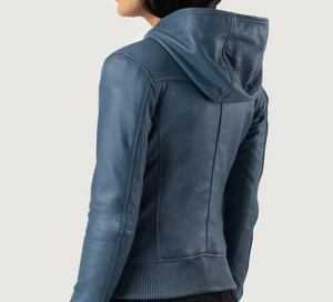 Latest Design 2025 Women Leather Fashion Jackets Hot Sale Women Custom Leather Fashion Jackets - Product Image 4