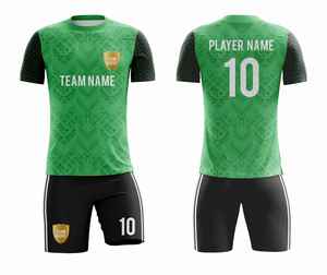 Vente en gros d'uniformes de football personnalisés en usine |   Tenues de football numériques OEM 2026 |   Maillots à manches courtes légers et respirants - Product Image 4