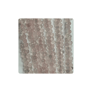 Quartz rose naturel de qualité supérieure toutes formes perles de taille personnalisée tierce partie certifiée Alif bijoux internationaux - Product Image 5