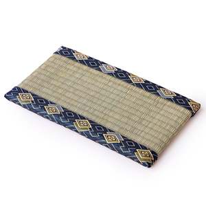 เสื่อทาทามิขนาดเล็ก ทำจากหญ้าอิกุสะแท้ - สีฟ้า - Product Image 1
