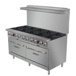 Best trade for new Series 60 Gas <b>electric</b> Restaurant Range w/ 6 Open Burners, 24 Left <b>Griddle</b> 2 Convection Ovens - Product Image 2