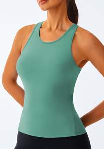 Camiseta sin mangas informal Premium para mujer, ropa deportiva para hombre y mujer, transpirable, que absorbe la humedad, personalizable para deportes e informales - Product Image 3