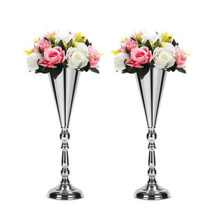 Florero de tubo de ensayo de vidrio, florero de escritorio, adornos, soporte para plantas, marco de metal, soporte de flores, mesa de jardín - Product Image 5