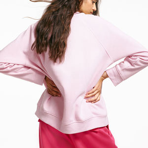 Sudadera para Mujer, Bordada, Estampada, de Poliéster y Algodón, Personalizada, Lisa, Cuello Redondo - Product Image 5