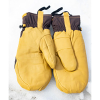 Offre Spéciale cuir de vachette imperméable coupe-vent Snowboard et alpiniste gants de Ski d'hiver mitaines pour hommes et femmes gants chauffants