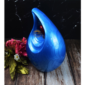 Urne en laiton faite à la main pour les cendres urne pour les cendres humaines larme belle urnes de crémation pour animaux de compagnie cendres souvenir funéraire - Product Image 4