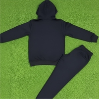 Ensemble de survêtement en coton épais de qualité supérieure, comprenant un sweat à capuche oversize à épaules tombantes et un pantalon de jogging, uni, streetwear, vente en gros Europe, haut de gamme