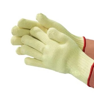 Guantes de seguridad de para-aramida resistentes al calor y a los cortes para trabajos de manipulación de vidrio y metal - Product Image 1