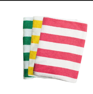 ผ้าขนหนูชายหาดผ้าคอตตอนแบบแห้งเร็วหลายลายแบบปรับแต่งได้สำหรับทุกฤดู - Product Image 1