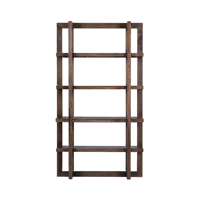 Vente chaude Étagère en bois de manguier massif Design minimaliste Meubles pliables pour la maison Salle à manger Utilisation polyvalente pour le style de ferme
