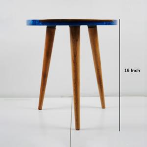 Mesas laterales de muebles decorativos de madera y epoxi para mejorar el espacio del hogar y la Oficina de la India para uso doméstico y hotelero - Product Image 6