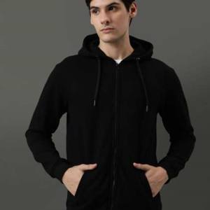 Sweat à capuche décontracté de haute qualité pour homme lettre essentielle logo Double ligne poitrine Style pull hommes sweats à capuche amples - Product Image 2