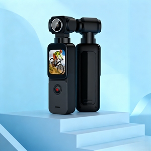 กล้องแอคชั่นพกพาแบบพับได้ 5k HD CMOS Sensor ติดตามใบหน้า ป้องกันการสั่นไหว จากโรงงานโดยตรง - Product Image 1