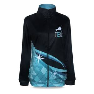 Veste d'échauffement pour pom-pom girl avec logo d'équipe personnalisé uniforme en strass vente en gros OEM ODM vêtements de sport académie de danse - Product Image 1