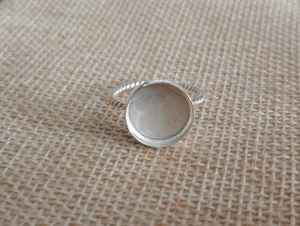 Fabricante de joyería personalizada 925 Plata forma redonda 4mm a 25mm piedra montaje cuerda banda bisel taza anillo DIY Collet ajuste - Product Image 5