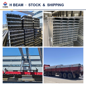 Poutre en acier Q235B ASTM galvanisée à chaud laminée à chaud 200x200mm pour poteau de <span class=keywords><strong>mur</strong></span> de soutènement et montage solaire en usine - Product Image 3