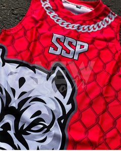 7v7 football uniforms youth sizes Custom Sublimated Breathable 7v7 uniform Compression Sleeveless 7v7 Football Uniform - Product Image 2