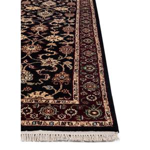 Gulnar Hand Knotted Wool Rug Grey Black Floral Pattern for Home Living Room Decorations Puzzle Hallway <b>Carpet</b>-Big Size Skwl-562 - Product Image 4