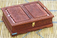 Boîte à Coran en bois d'acacia de style nautique, fabriquée à la main en Inde, économique et écologique, gravure exquise, fabricant GM IMPEX