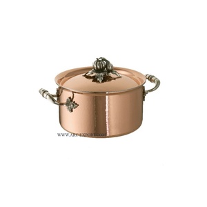 Mesa de diseño admirable de latón, Ruffoni decorativo para servir comida de boda, olla para el hogar y centros turísticos, cazuela de comida de mesa - Product Image 1