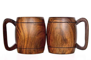 Taza de café de madera de estilo moderno superventas, diseño personalizado ecológico, marca Marco Enterprises de alta calidad, precio razonable - Product Image 4