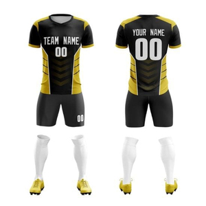 Kit de uniforme de fútbol OEM ODM con nombre personalizado, tela de alto rendimiento, ropa deportiva ligera de secado rápido personalizada para clubes, escuelas, ligas - Product Image 6
