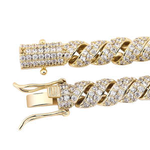 Collar de cadena unisex clásico con soporte para colgante en material plateado - Product Image 4