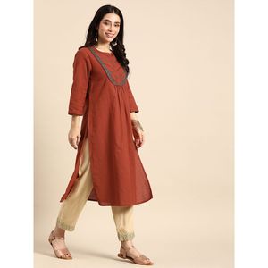 Kurta informal con pliegues y cuello en V, ropa deportiva modesta - Product Image 3