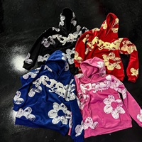 Personalizable Margarita Imprimir Puff Sudadera Con Capucha XS Tamaño 3D Streetwear Hombres Mujeres Bordado Tela Patrón Invierno Otoño Primavera