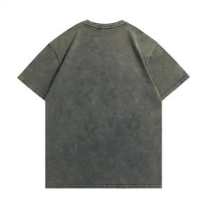 80% coton 20% polyester propre marque sérigraphiée Design T-Shirt 100% haute qualité en gros Logo personnalisé T-Shirts pour hommes - Product Image 3