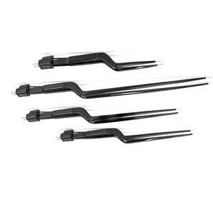 คีมหนีบสองขั้วดาบปลายปืนพร้อมสายซิลิกอนฉนวนอุปกรณ์ผ่าตัดนำกลับมาใช้ใหม่ได้แหล่งพลังงานไฟฟ้า - Product Image 4