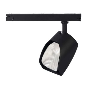 2 kit luce a LED trifase asimmetrica 30W 4000LM alloggiamento nero 3000K con alimentatore retrattile CRI 90 UGR 19- - Product Image 3