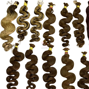 ผมต่อแบบลอนธรรมชาติไม่ผ่านกระบวนการ100% ผมคนยาว30นิ้วยืดได้คลื่นลึกแบบหลวมจากเวียดนาม - Product Image 6