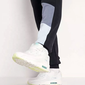 Custom Full Zip-Up Front Slim Fit 2 Piezas Hombres Sweatsuit Color Block Hombres Chándales - Product Image 6