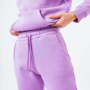 Chándal transpirable de algodón y poliéster para mujer, conjunto de invierno, Technics estampados, de talla grande, pantalones de chándal tipo inferior, forro polar - Product Image 5